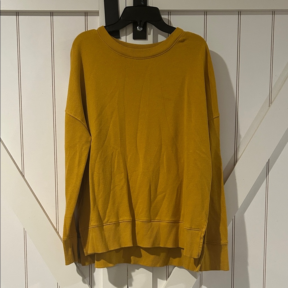 Time and Tru Golden Yellow Knit Top